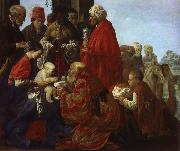 REMBRANDT Harmenszoon van Rijn The Adoration of the Magi oil painting on canvas